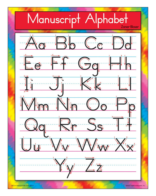 LAMINA MANUSCRIPT ALPHABET