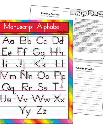 LAMINA MANUSCRIPT ALPHABET