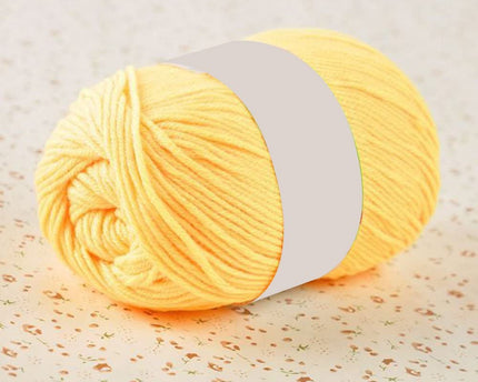 LANA COLOR AMARILLO HUEVO