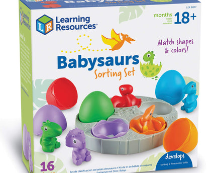 BABYSAURS SORTING SET