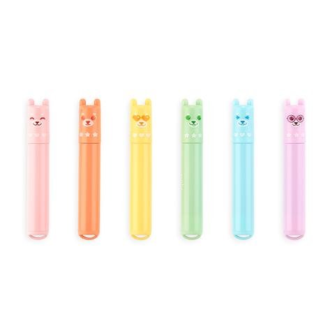 OOLY - SET DE RESALTADORES BEAR SWEET 6CLRS