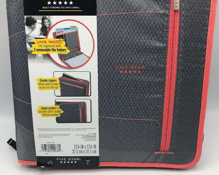 BINDER ZIPPER FIVE STAR