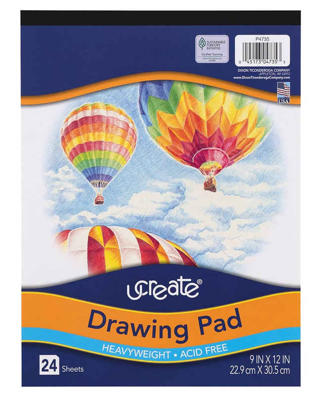 BLOCK DRAWING PAD ARTIST 9 X12