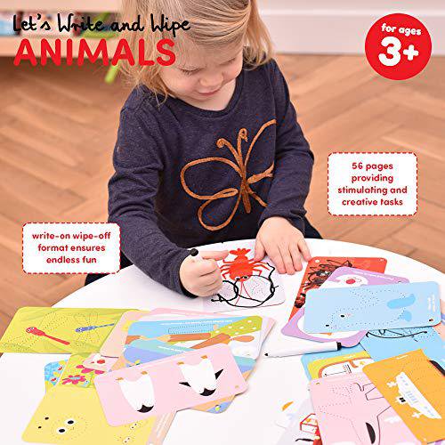JUEGO LETS WRITE AND WIPE ANIMALS