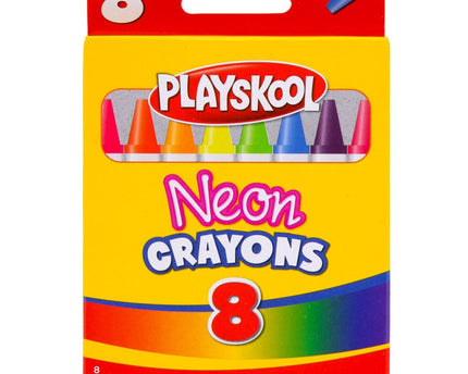 CRAYONES NEON 8 UND PLAYSKOOL