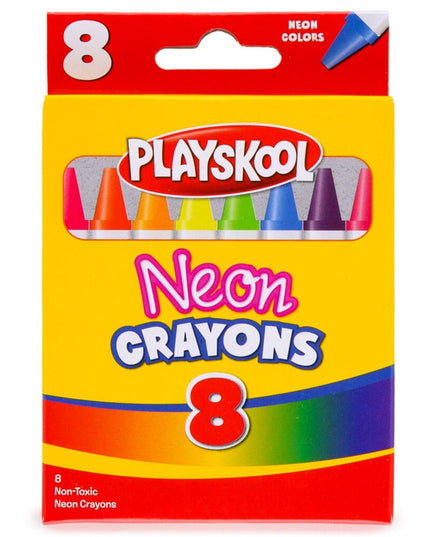 CRAYONES NEON 8 UND PLAYSKOOL