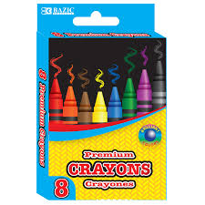 CRAYONES 8 UNID - BAZIC