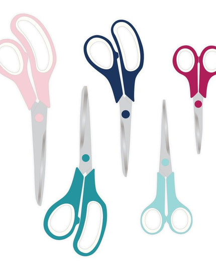 SET DE TIJERAS VARIOS COLORES PARA MANUALIDES 5 UND