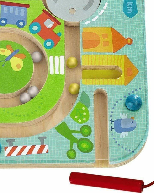TOWN MAZE MAGNETIC GAME