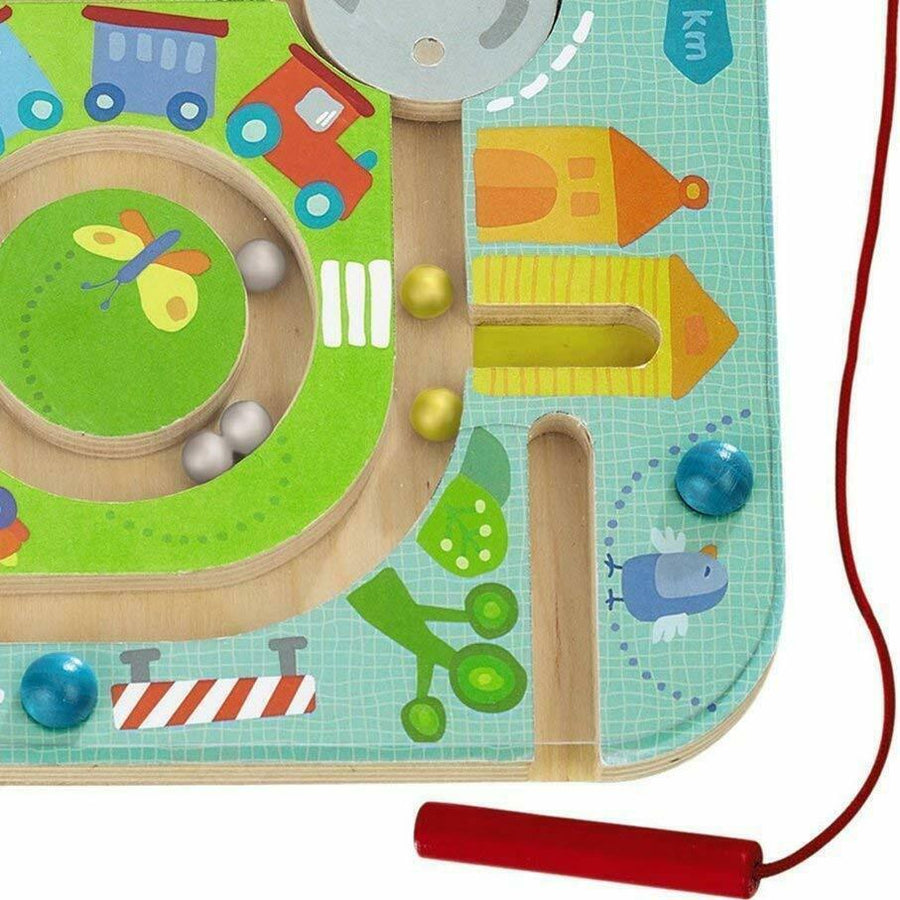 TOWN MAZE MAGNETIC GAME