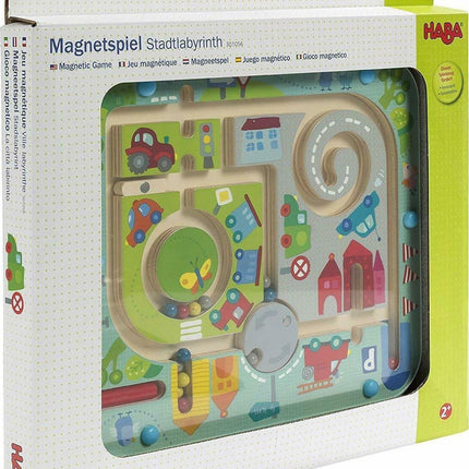 TOWN MAZE MAGNETIC GAME