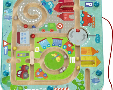 TOWN MAZE MAGNETIC GAME