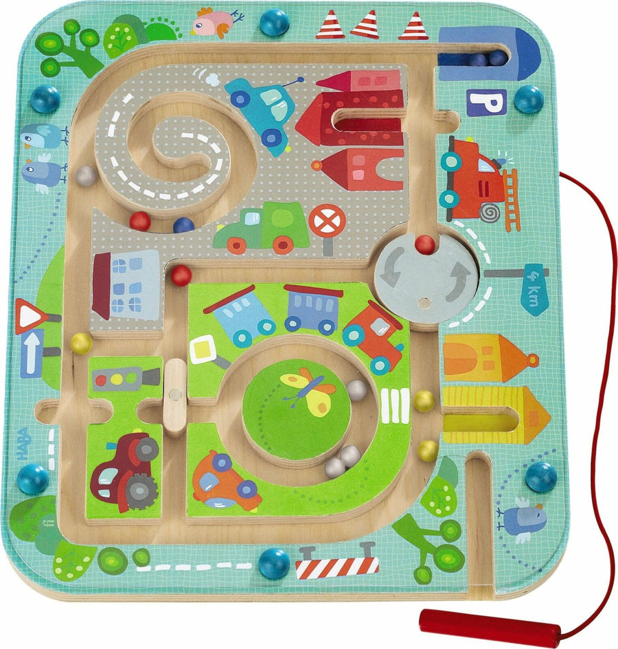 TOWN MAZE MAGNETIC GAME