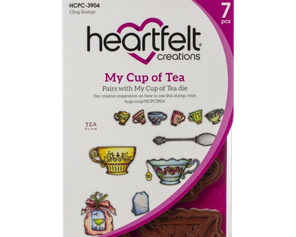 HEARTFELT - SET DE SELLOS MI TAZA DE TÉ 6 PCS