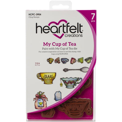 HEARTFELT - SET DE SELLOS MI TAZA DE TÉ 6 PCS