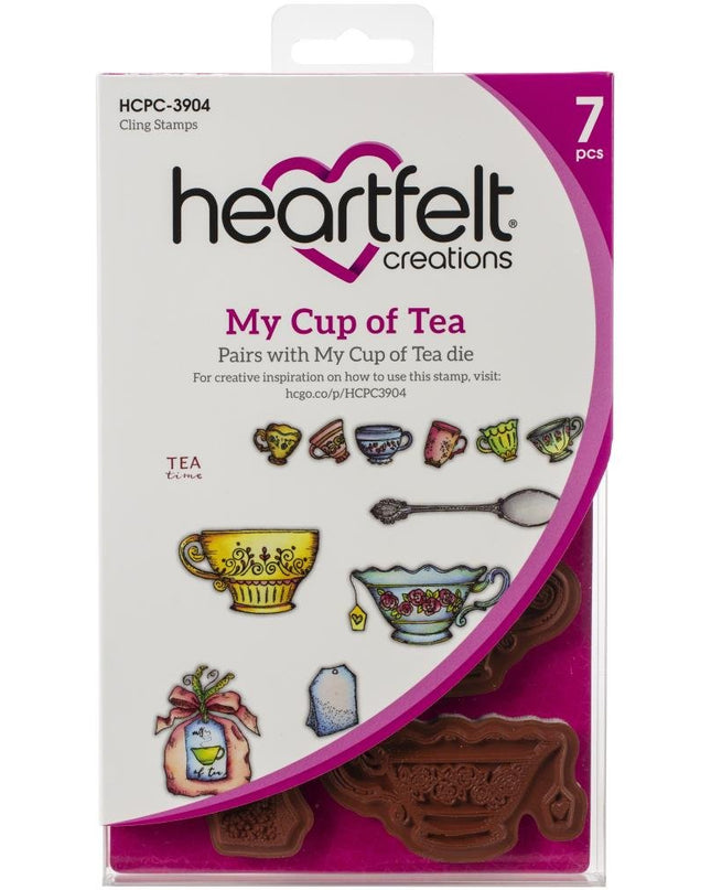 HEARTFELT - SET DE SELLOS MI TAZA DE TÉ 6 PCS