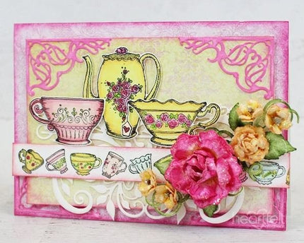 HEARTFELT - SET DE SELLOS MI TAZA DE TÉ 6 PCS