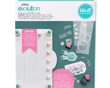 KIT DE ESTAMPADO, TROQUELADO Y GRABADO FLORAL