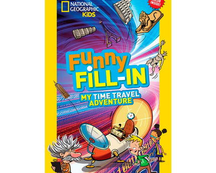 LIBRO FUNNY FILL IN MY TIME TRAVEL ADVEN