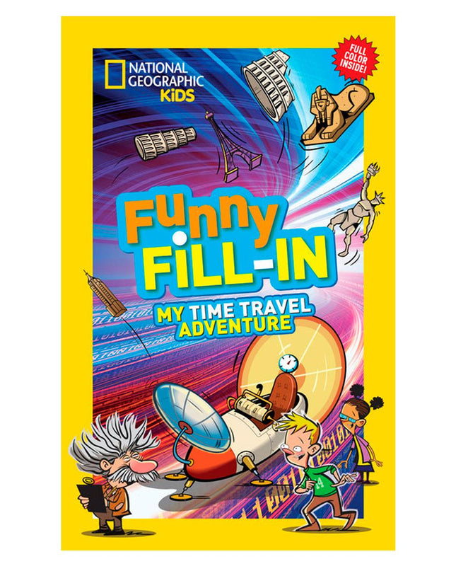 LIBRO FUNNY FILL IN MY TIME TRAVEL ADVEN