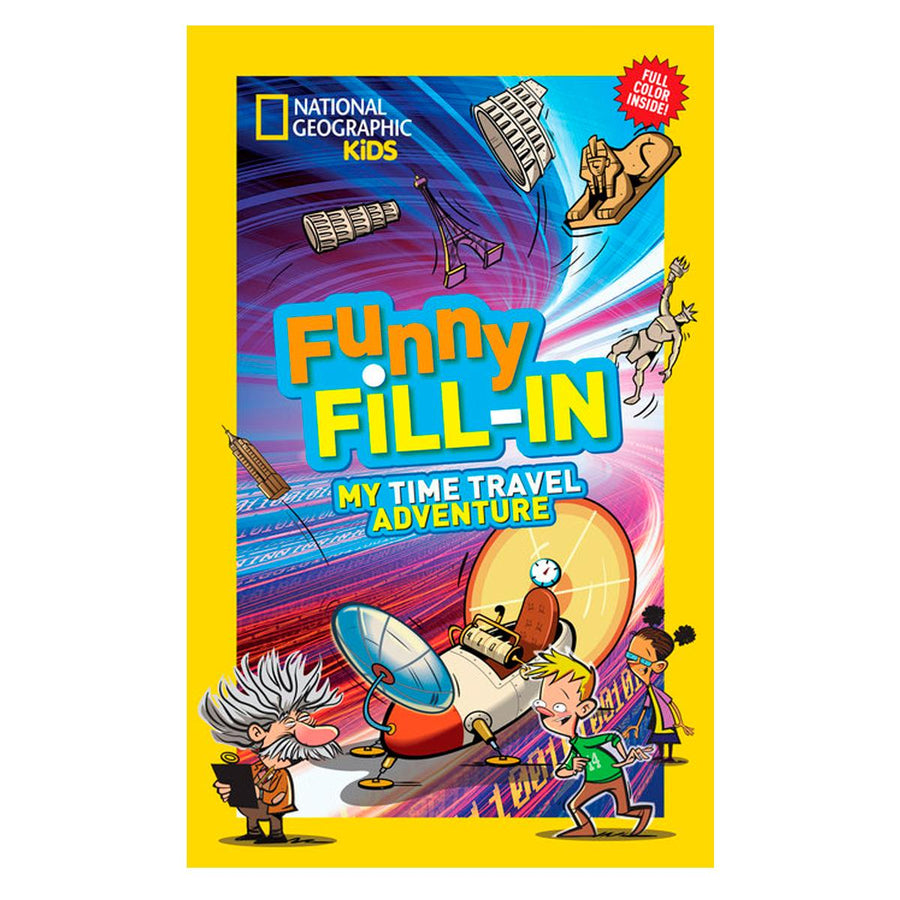 LIBRO FUNNY FILL IN MY TIME TRAVEL ADVEN