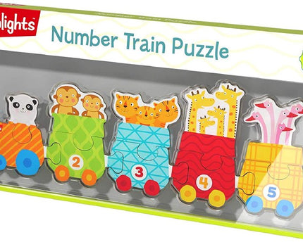 NUMBER TRAIN PUZZLE 10PZ