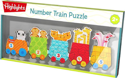 NUMBER TRAIN PUZZLE 10PZ