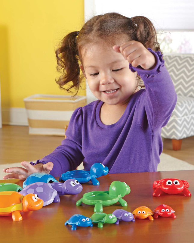 JUEGO NUMBER TURTLES 15 PC +2 AGES