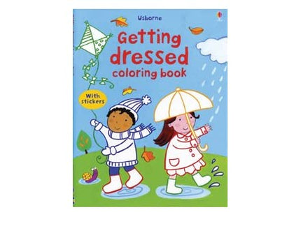 LIBRO GETTING DRESSED COLORING BOOK