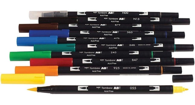 SET DE MARCADORES DOBLE PUNTA TOMBOW 108PC