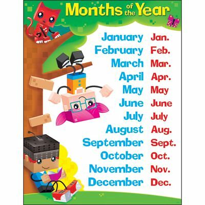 Month of the years - Block Stars