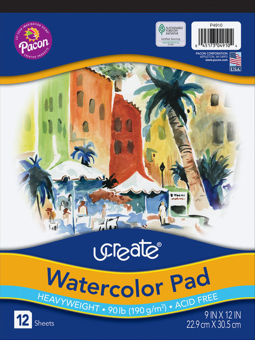 WATERCOLOR PAD 9 X12 4910
