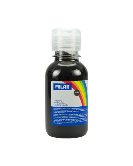 PINTURA TEMPERA NEGRA 125 ml