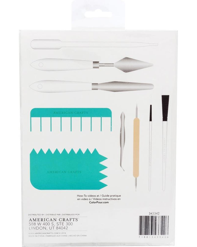 COLOR POUR - KIT DE HERRAMIENTAS 13 PZS
