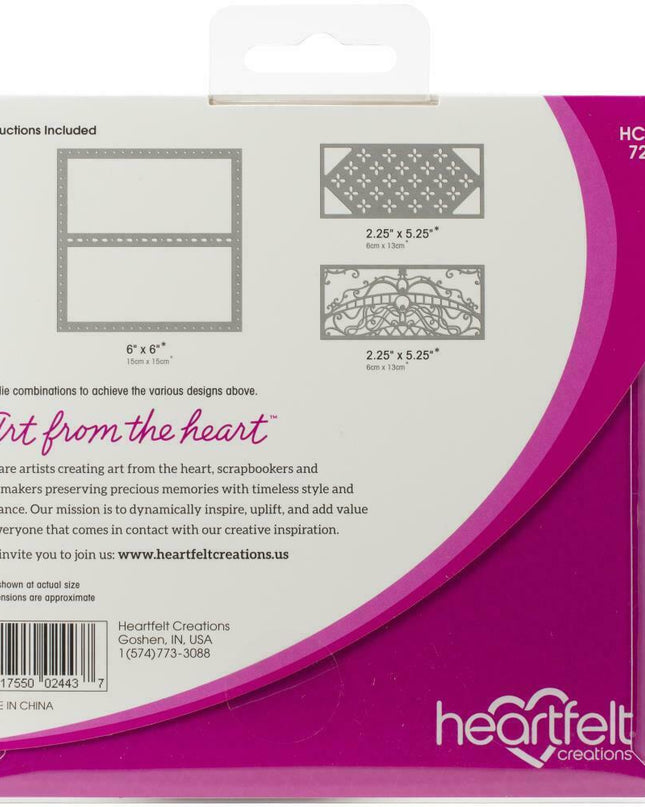 HEARTFELT - TROQUEL EYELET ROYALE 6 PCS