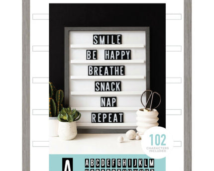 PIZZARA Y LETRAS MENSAJERAS GRIS16 X20