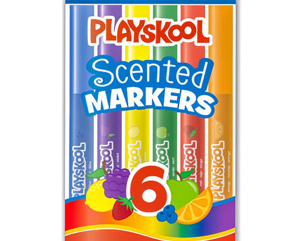 MARCADORES PLAYSKOOL FRUIT SCENTED 6