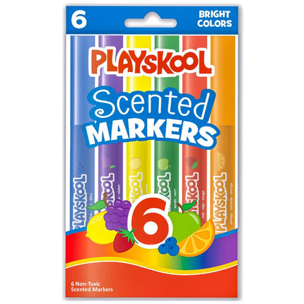 MARCADORES PLAYSKOOL FRUIT SCENTED 6