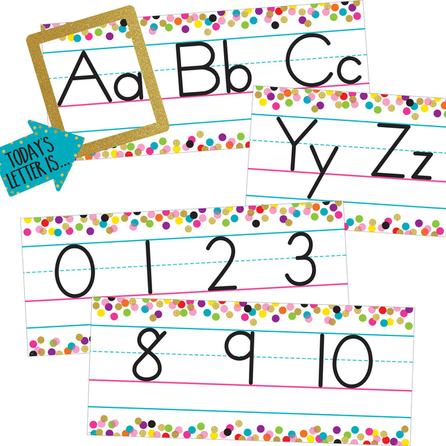 BULLETIN CONFETTI ALPHABET LINE