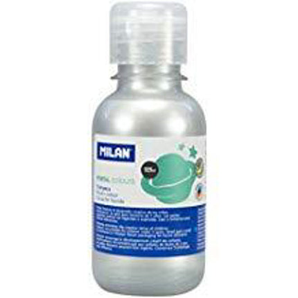 PINTURA TEMPERA PLATEADA METALIZADA 125 ml