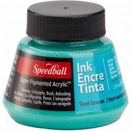 TINTA ACRILICA SPEEDBALL-VERDE AZULADO