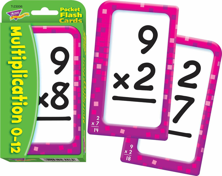 FLASH CARDS MULTIPLICATION T23006