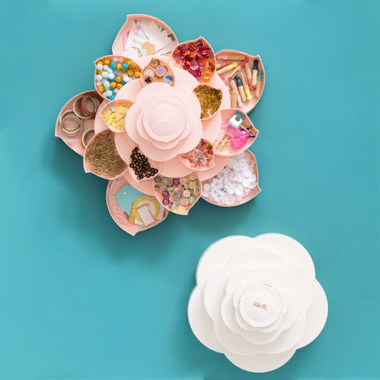 AMERICAN CRAFTS - MINI ALMACENAJE DE ESCRITORIO EN FORMA DE FLOR