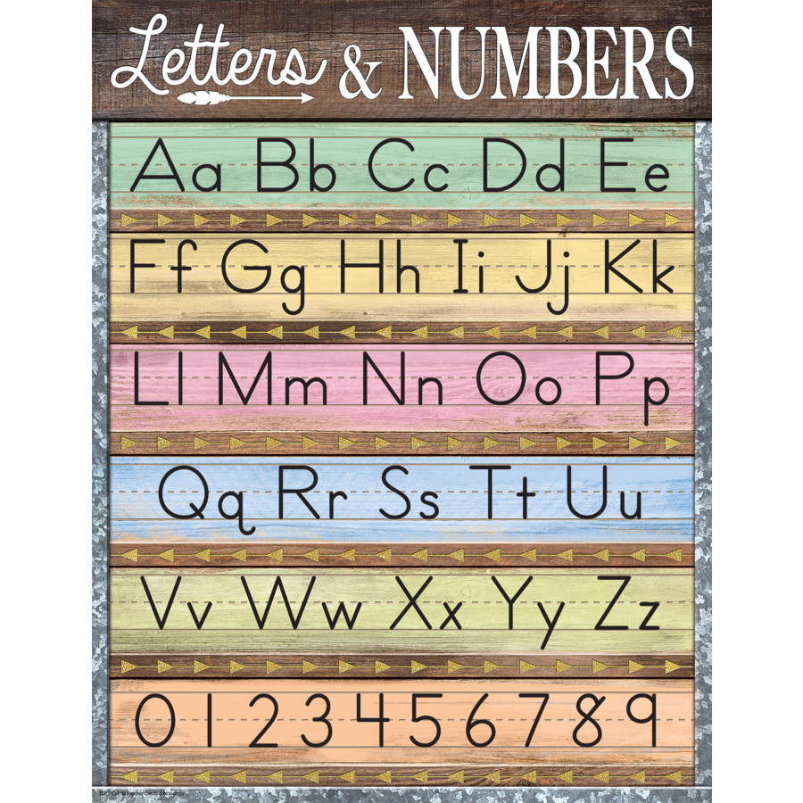 LAMINA LETTERS & NUMBERS
