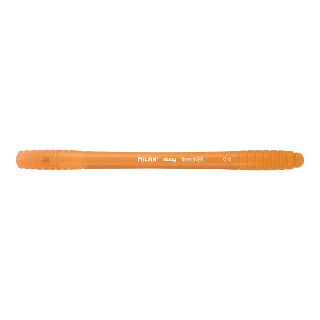 Marcador Milan punta fina Sway naranja 0.4mm