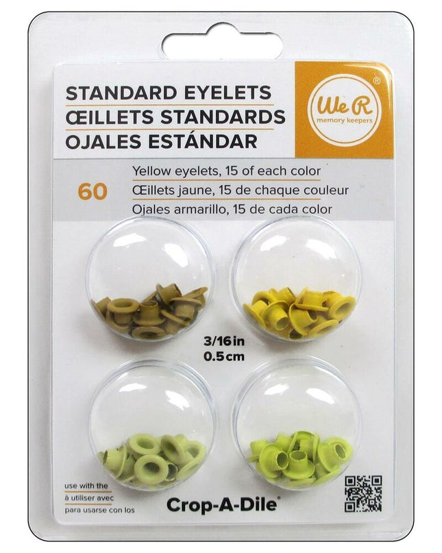 OJALES ESTÁNDAR AMARILLO 0.8CM X 0.5CM