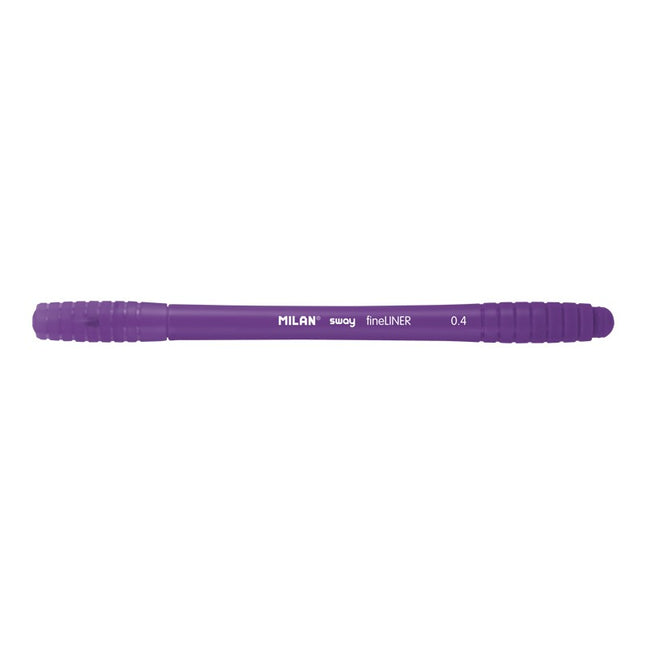 Marcador Milan punta fina Sway morado 0.4mm