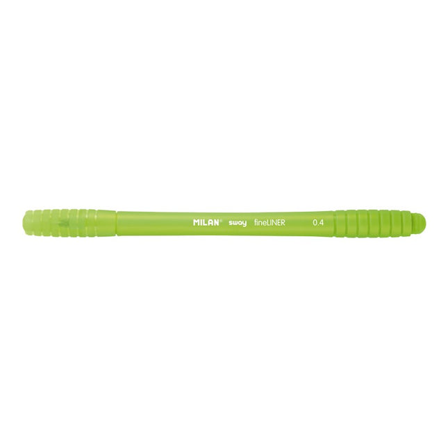 Marcador Milan punta fina Sway verde claro 0.4mm
