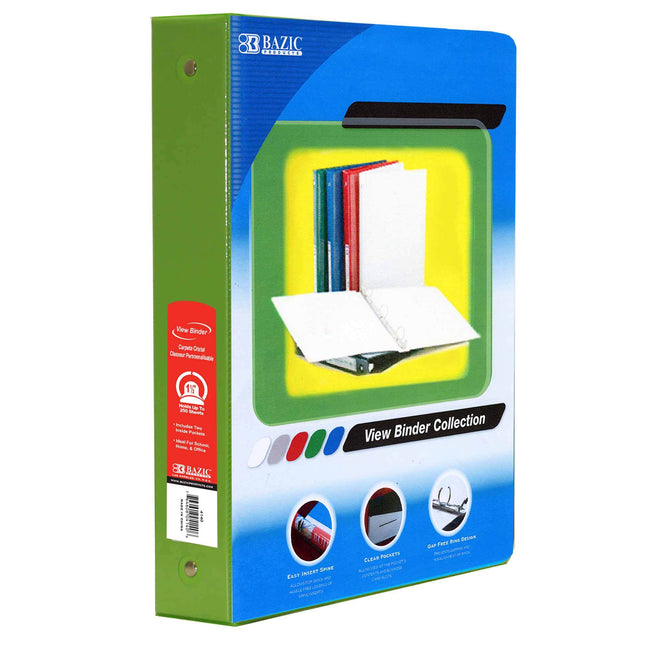 Binder 1-1/2pulg verde Bazic