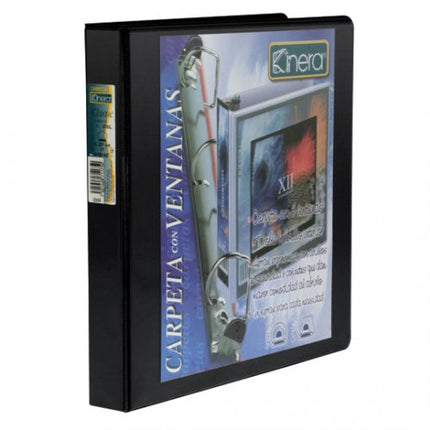 Binder 2pulg negro Kinera